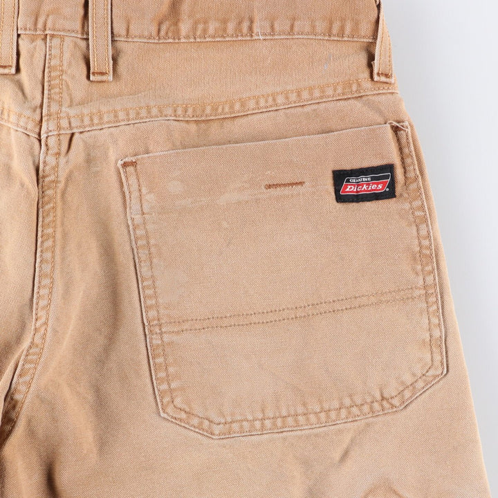 Dickies Painter Shorts, Men's, Size W34 (Duck Fabric) cotton Beige type Vintage Second Hand