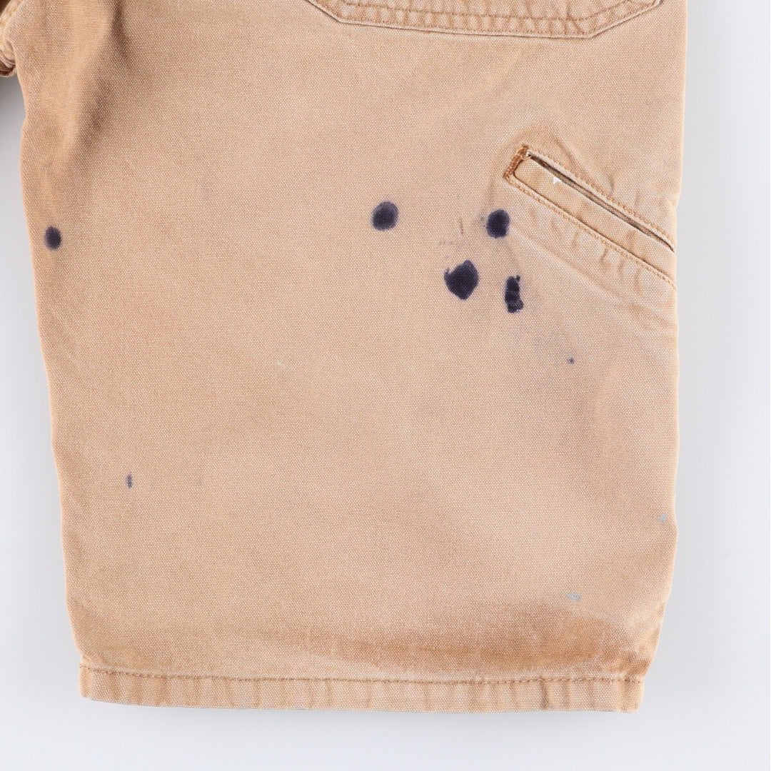Dickies Painter Shorts, Men's, Size W34 (Duck Fabric) cotton Beige type Vintage Second Hand