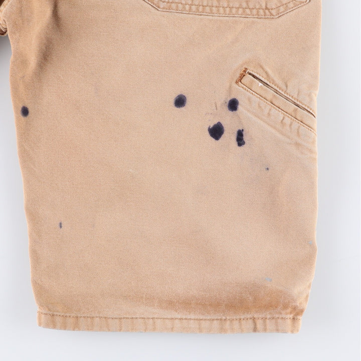 Dickies Painter Shorts, Men's, Size W34 (Duck Fabric) cotton Beige type Vintage Second Hand