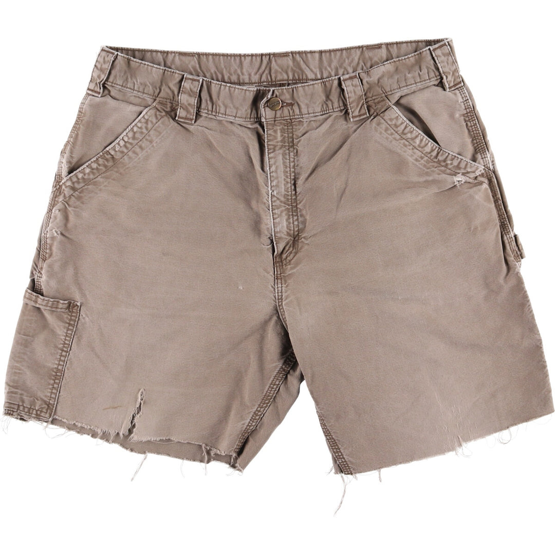 Carhartt Cut-off Duck Painter Shorts, Shorts, Men's, W37 cotton Khaki type Vintage Second Hand