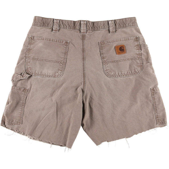 Carhartt Cut-off Duck Painter Shorts, Shorts, Men's, W37 cotton Khaki type Vintage Second Hand