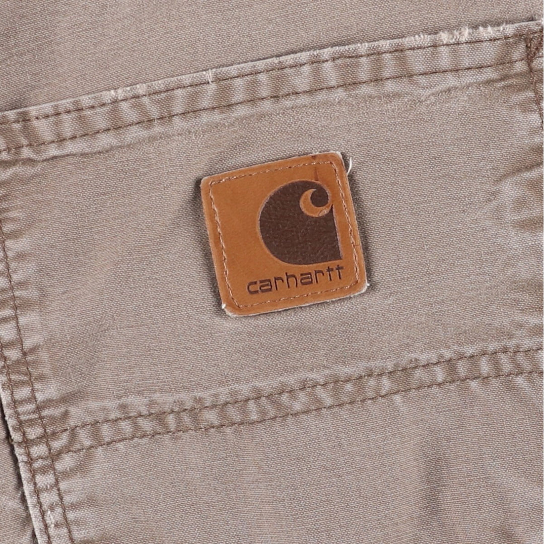 Carhartt Cut-off Duck Painter Shorts, Shorts, Men's, W37 cotton Khaki type Vintage Second Hand