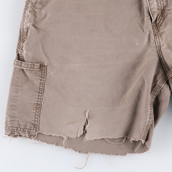 Carhartt Cut-off Duck Painter Shorts, Shorts, Men's, W37 cotton Khaki type Vintage Second Hand