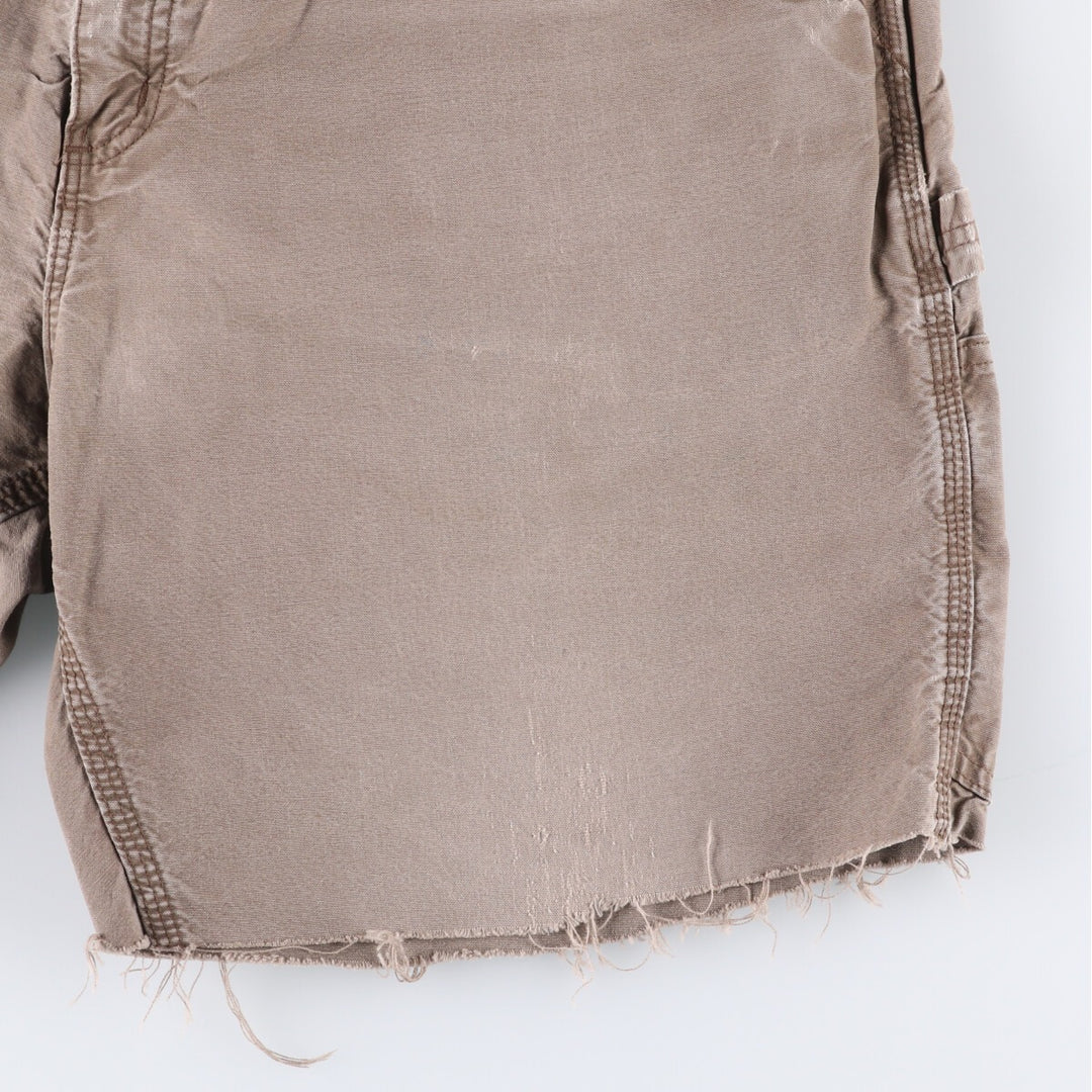 Carhartt Cut-off Duck Painter Shorts, Shorts, Men's, W37 cotton Khaki type Vintage Second Hand