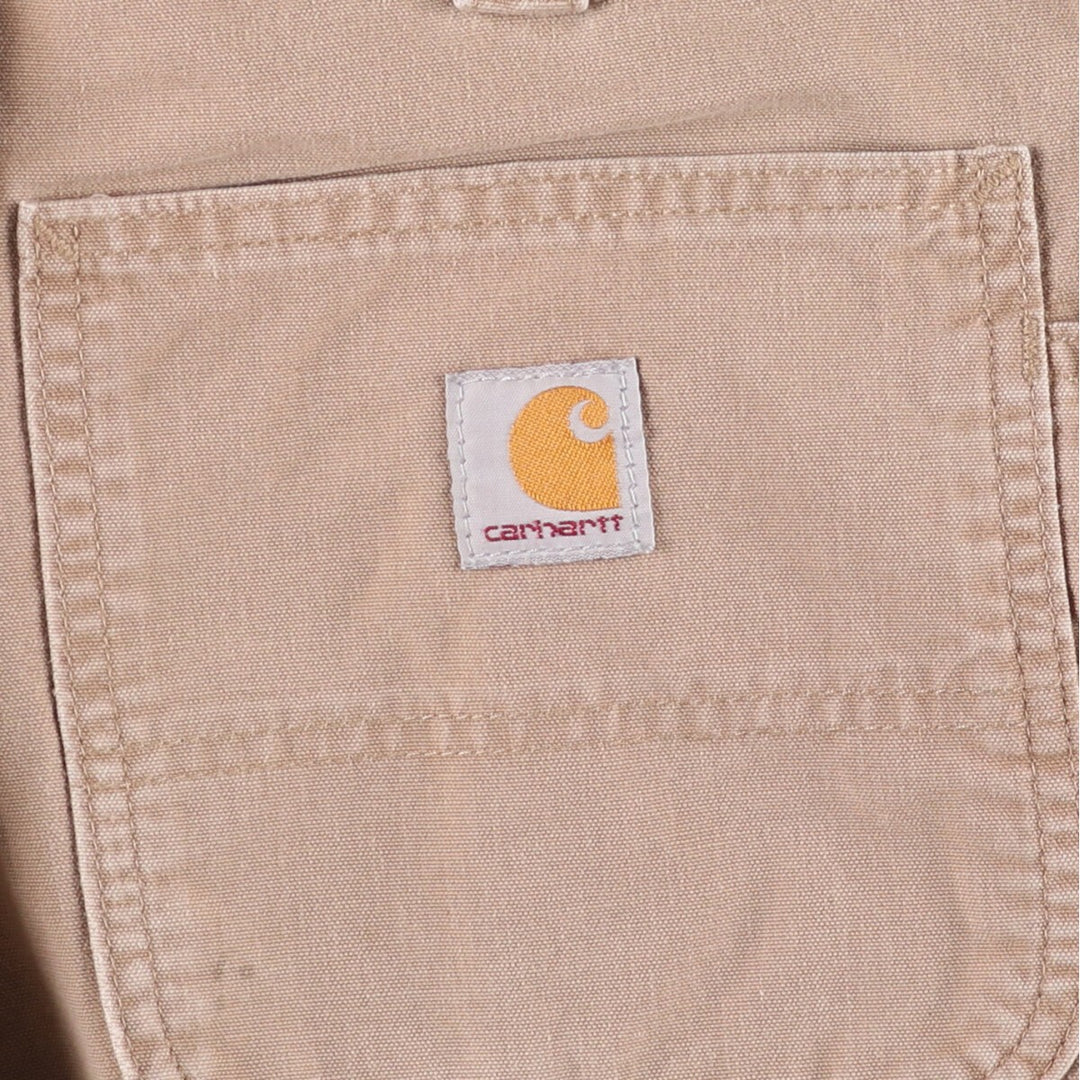 Carhartt Original Fit Duck Painter Shorts, Men's Size 34 cotton Beige type Vintage Second Hand