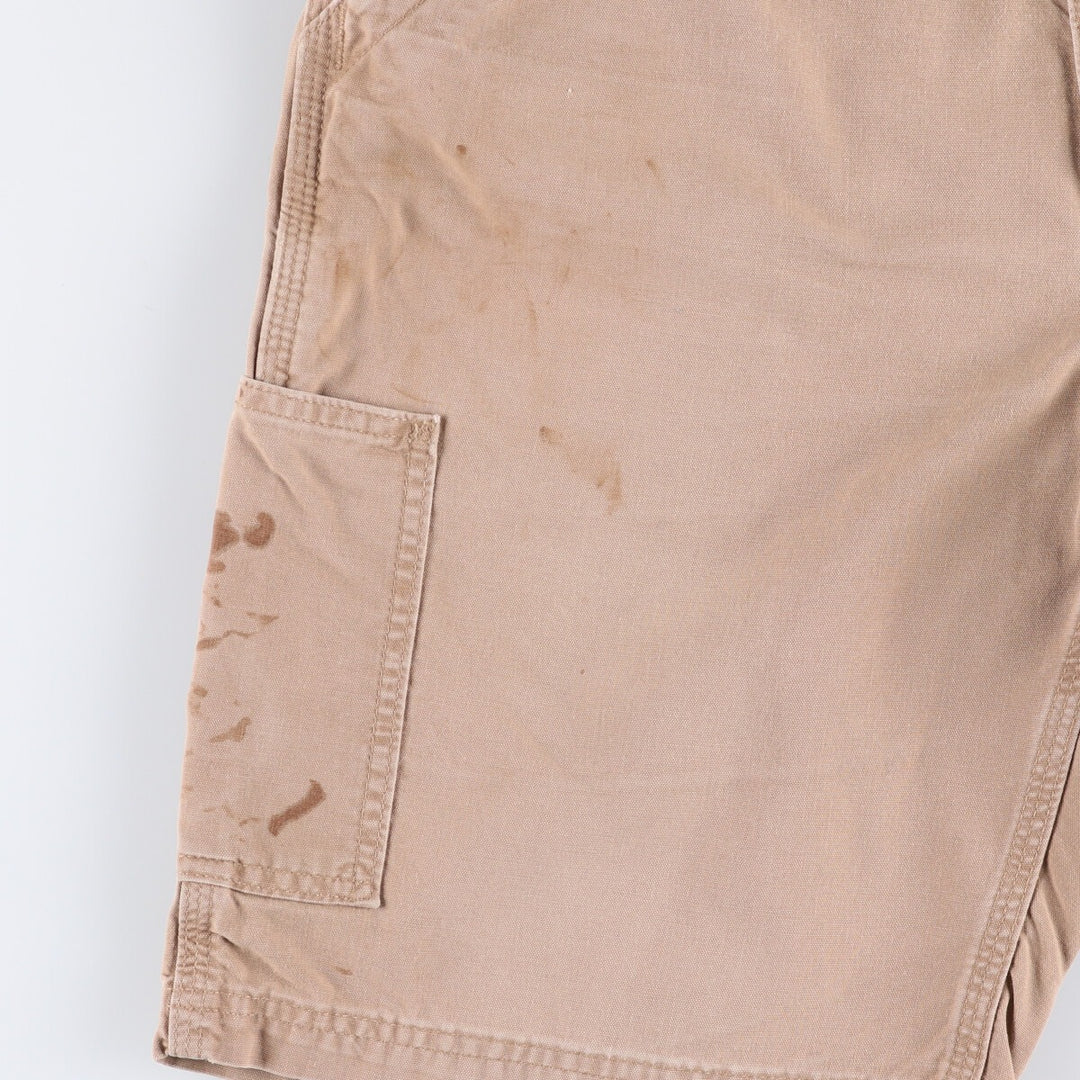 Carhartt Original Fit Duck Painter Shorts, Men's Size 34 cotton Beige type Vintage Second Hand