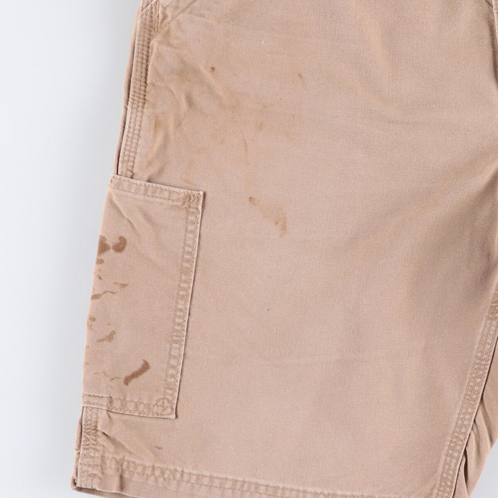Carhartt Original Fit Duck Painter Shorts, Men's Size 34 cotton Beige type Vintage Second Hand