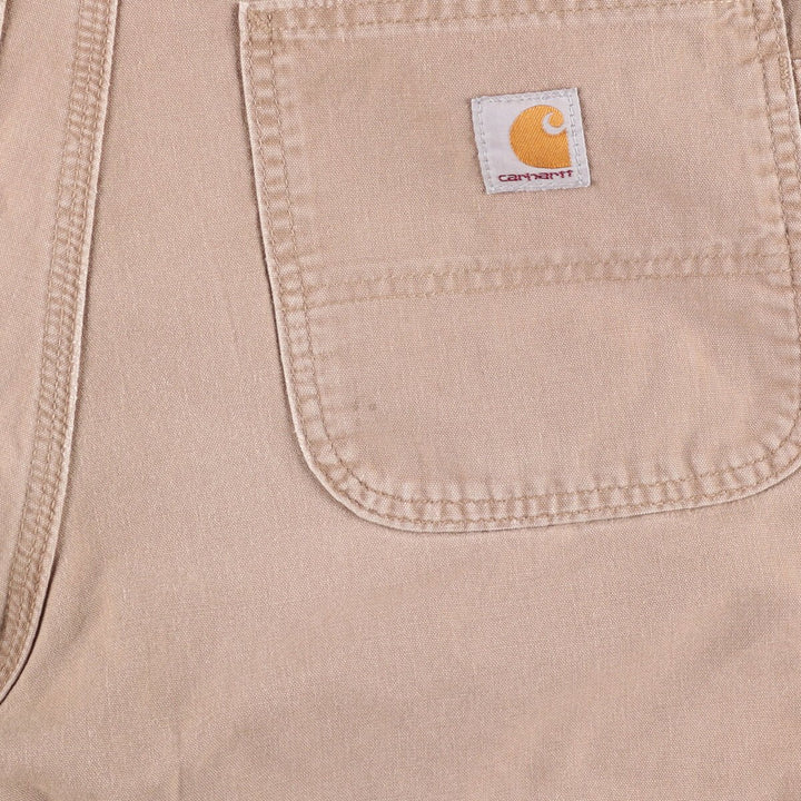 Carhartt Original Fit Duck Painter Shorts, Men's Size 34 cotton Beige type Vintage Second Hand
