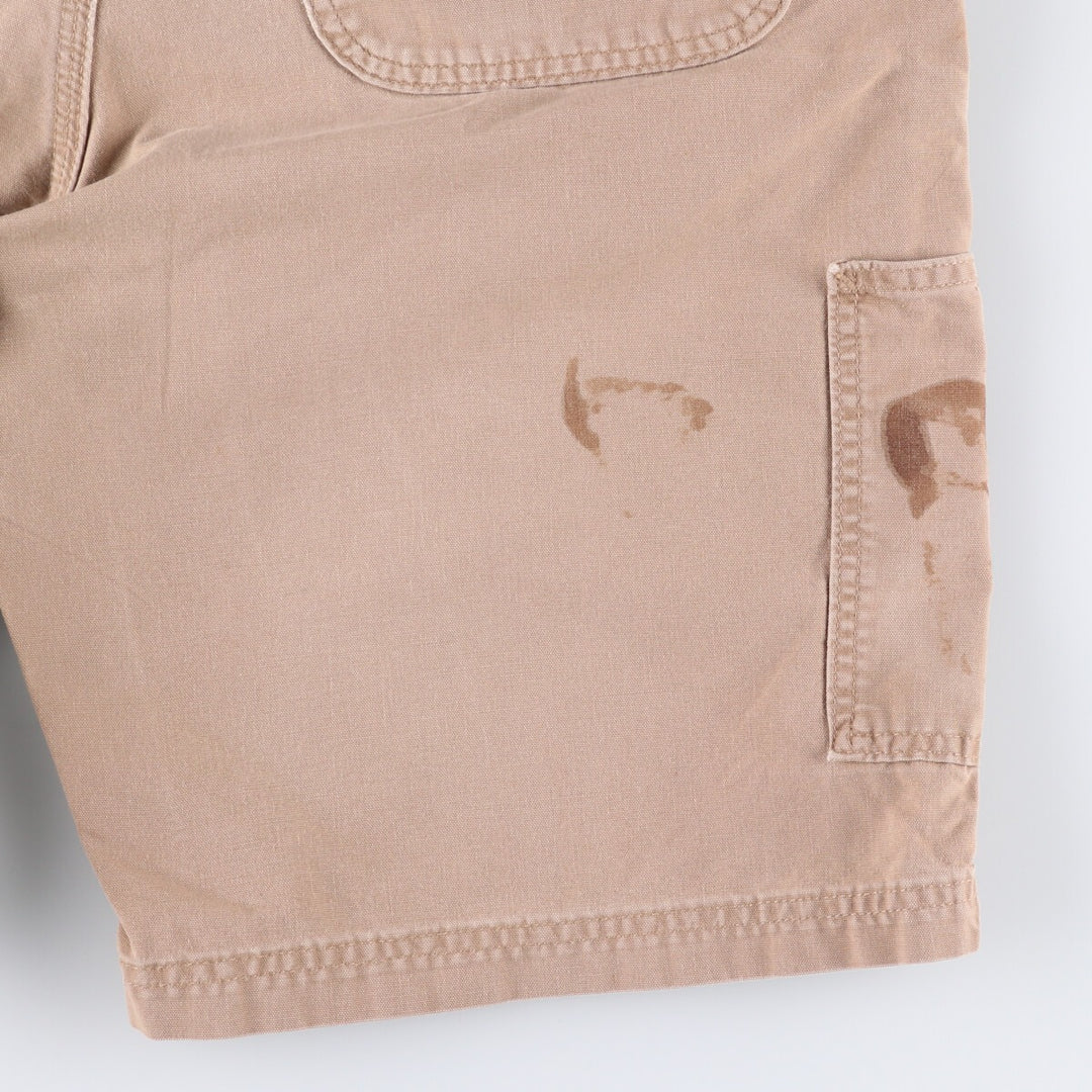 Carhartt Original Fit Duck Painter Shorts, Men's Size 34 cotton Beige type Vintage Second Hand