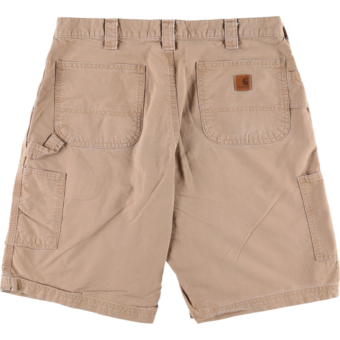 Carhartt Duck Painter Shorts, Men's, W36 equivalent cotton Beige type Vintage Second Hand