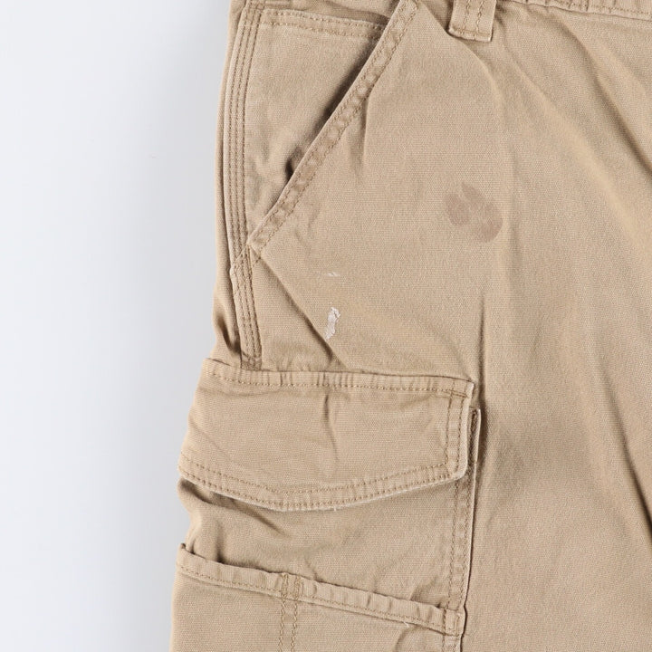 Carhartt Relaxed Fit Duck Cargo Shorts, Men's, W36 cotton Beige type Vintage Second Hand