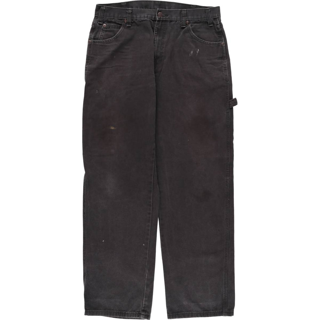 Dickies Duck Painter Pants Men's W34 equivalent cotton black type Vintage Second Hand