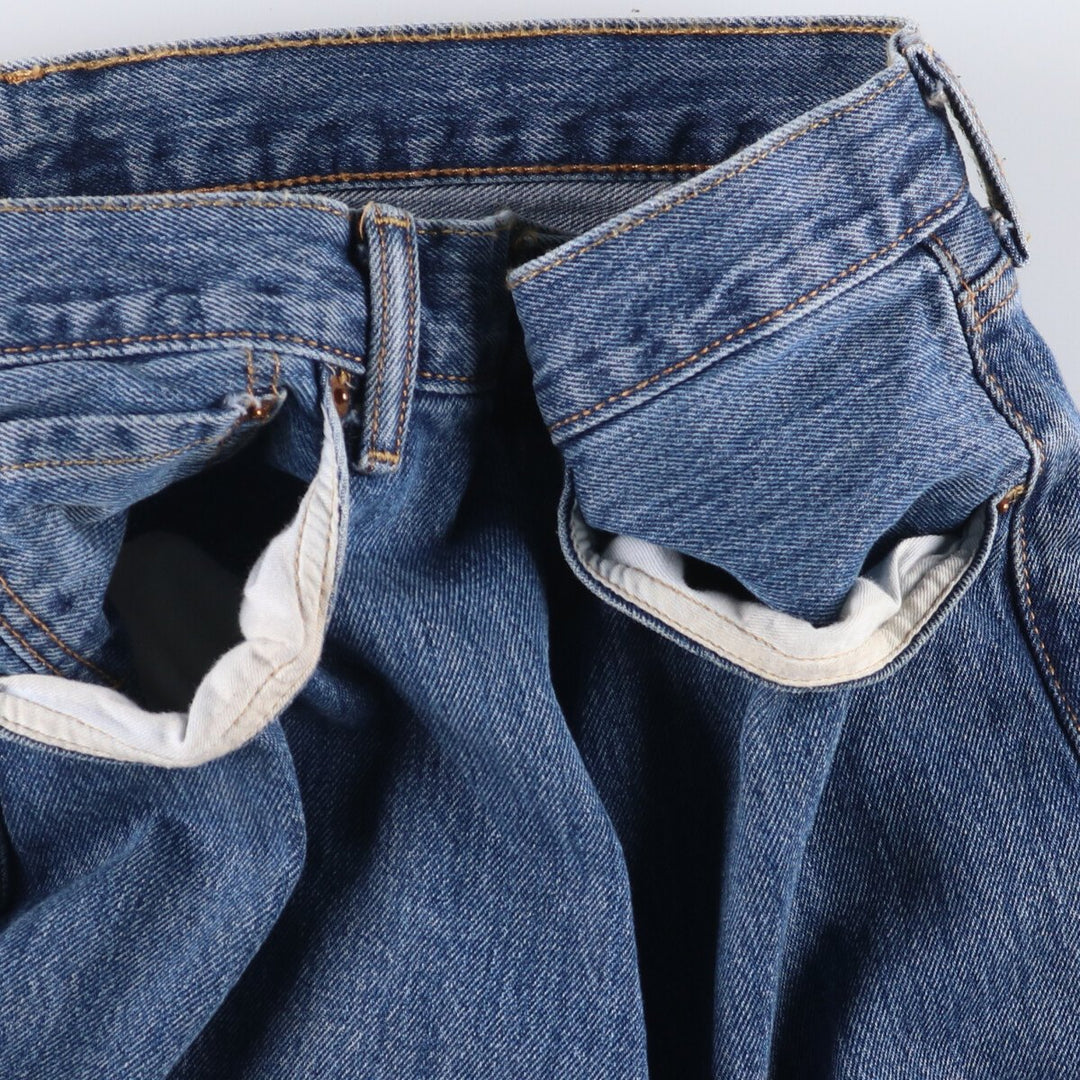 Levi's 501 straight denim pants for men, size W36 cotton blue type Vintage Second Hand