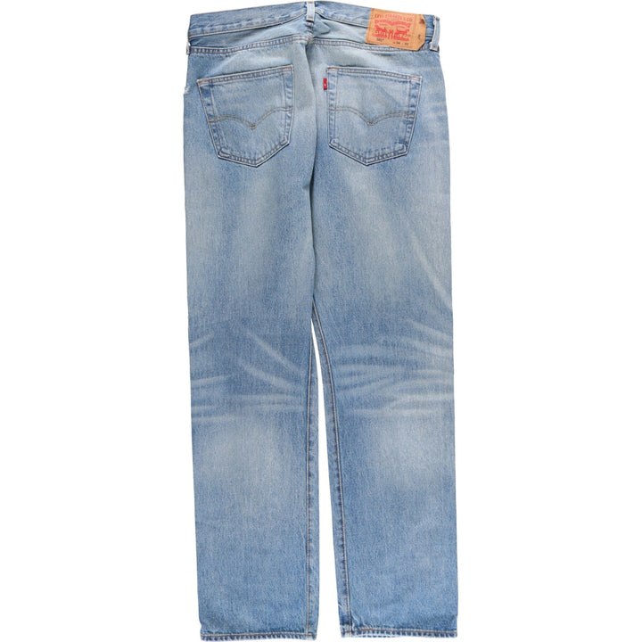 Levi's 501 straight denim pants for men, size W35 cotton blue type Vintage Second Hand