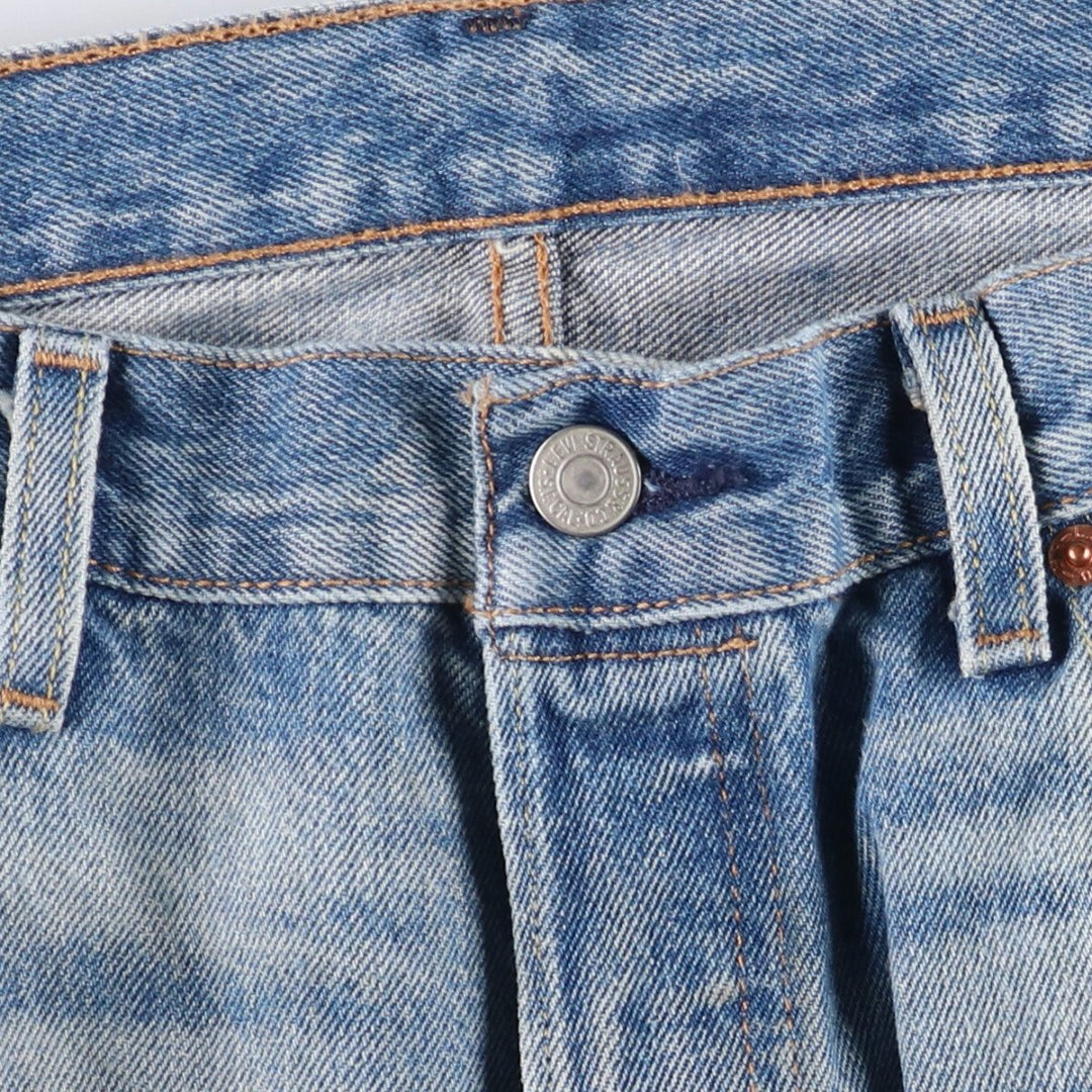 Levi's 501 straight denim pants for men, size W35 cotton blue type Vintage Second Hand