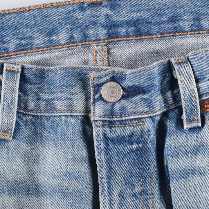 Levi's 501 straight denim pants for men, size W35 cotton blue type Vintage Second Hand