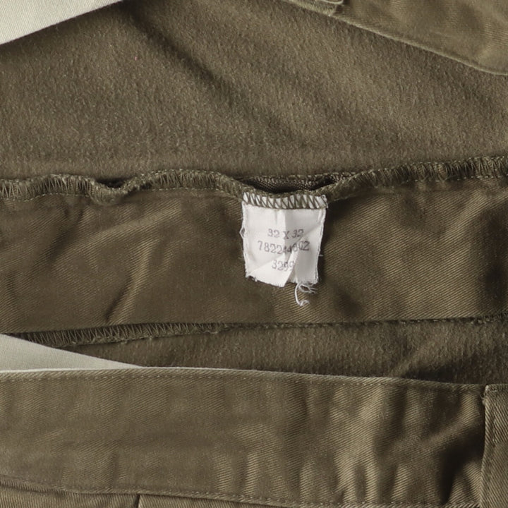 Ralph Lauren POLO RALPH LAUREN Two-pleat Chino Pants for Men, Size W32 cotton Khaki type brown Vintage Second Hand