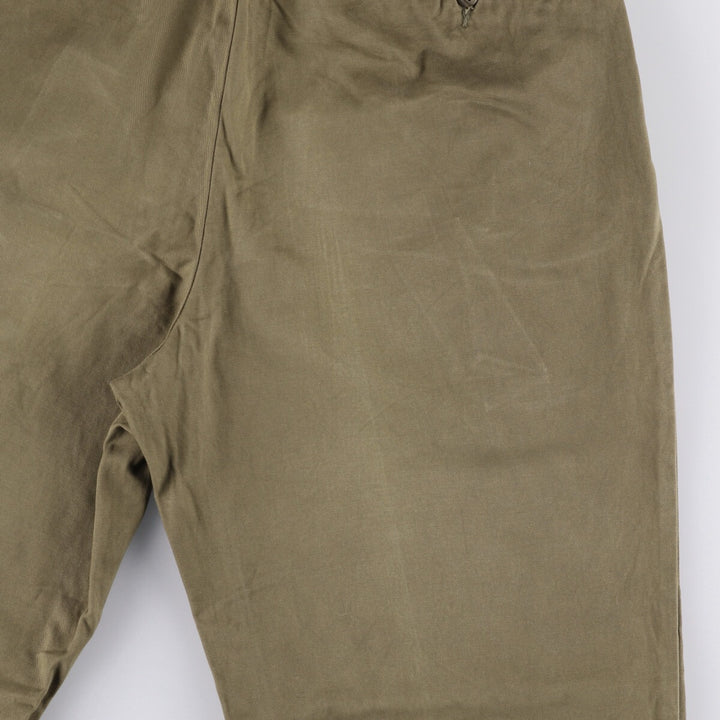 Ralph Lauren POLO RALPH LAUREN Two-pleat Chino Pants for Men, Size W32 cotton Khaki type brown Vintage Second Hand