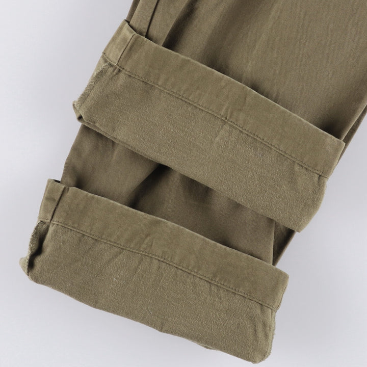 Ralph Lauren POLO RALPH LAUREN Two-pleat Chino Pants for Men, Size W32 cotton Khaki type brown Vintage Second Hand