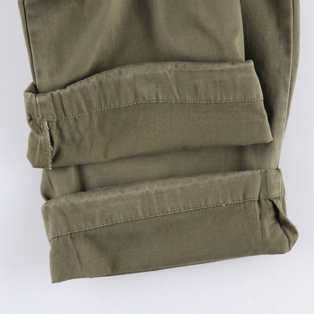 Ralph Lauren POLO by Ralph Lauren HAMMOND PANT, two-pleat chino pants, men's, W33 equivalent cotton Khaki type Vintage Second Hand