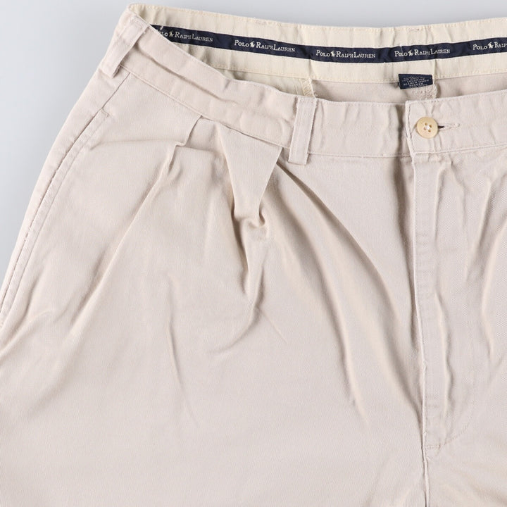 Ralph Lauren POLO RALPH LAUREN Chino Shorts Shorts Men's W34 equivalent cotton pale white type Vintage Second Hand