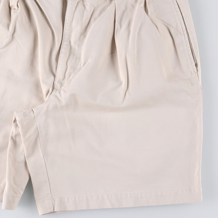Ralph Lauren POLO RALPH LAUREN Chino Shorts Shorts Men's W34 equivalent cotton pale white type Vintage Second Hand