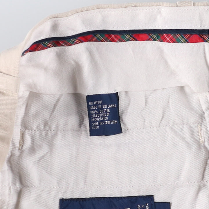 Ralph Lauren POLO GOLF Polo Golf Chino Shorts Short Pants Men's W34 cotton pale white type Vintage Second Hand