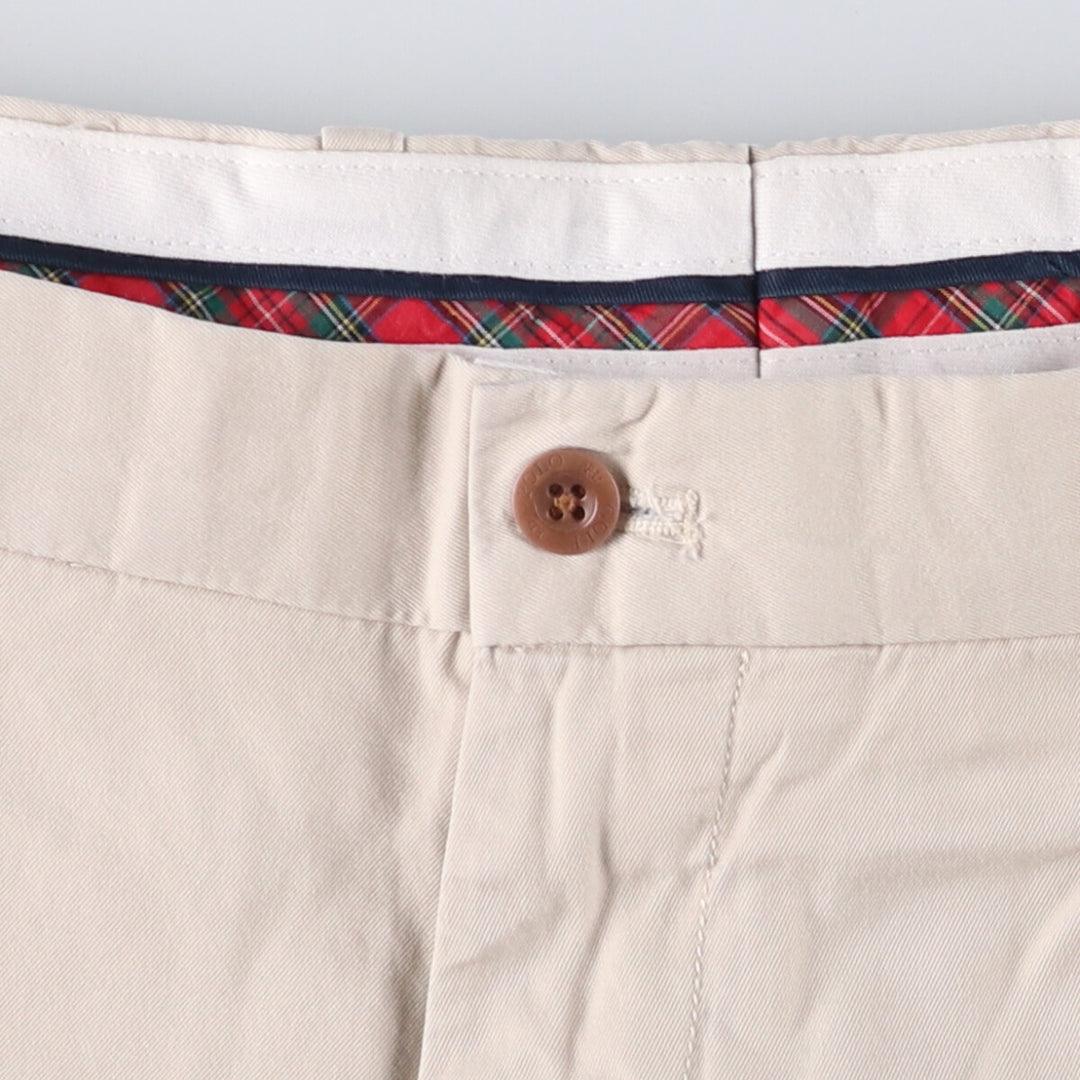 Ralph Lauren POLO GOLF Polo Golf Chino Shorts Short Pants Men's W34 cotton pale white type Vintage Second Hand