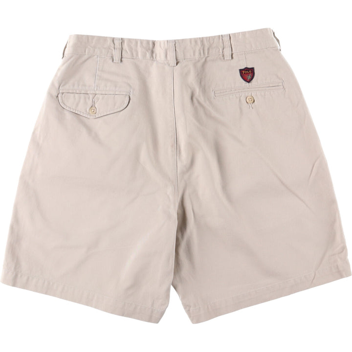 Ralph Lauren POLO GOLF Polo Golf Chino Shorts Short Pants Men's W34 cotton pale white type Vintage Second Hand