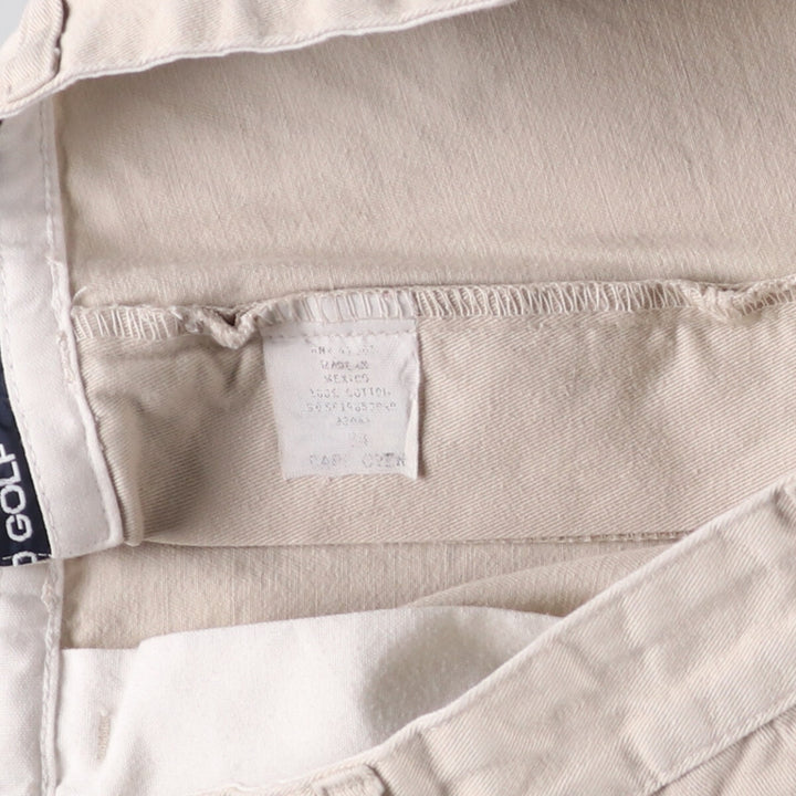 Ralph Lauren POLO GOLF Polo Golf Chino Shorts Short Pants Men's W34 cotton pale white type Vintage Second Hand