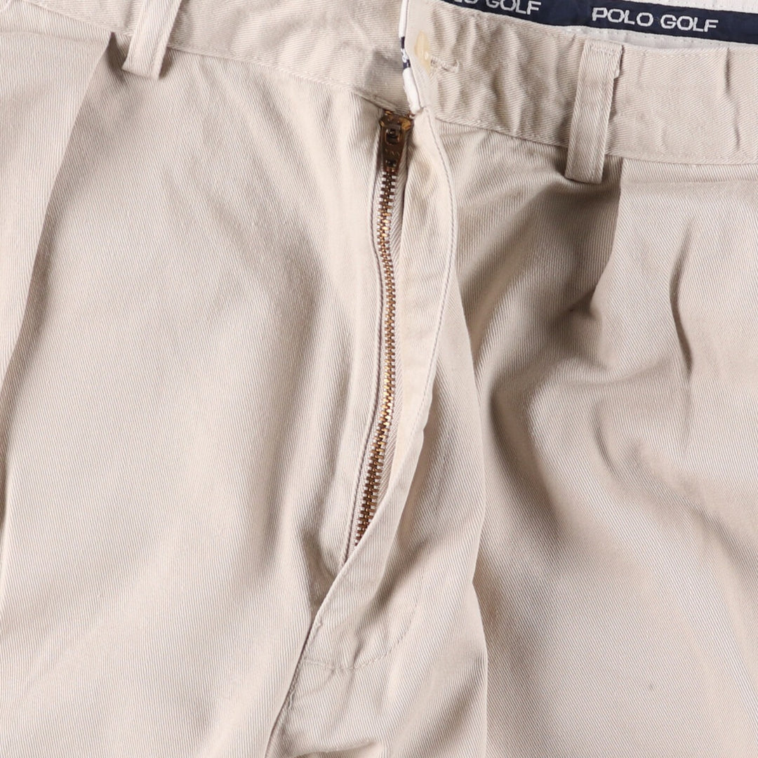 Ralph Lauren POLO GOLF Polo Golf Chino Shorts Short Pants Men's W34 cotton pale white type Vintage Second Hand