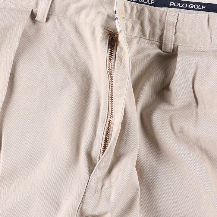 Ralph Lauren POLO GOLF Polo Golf Chino Shorts Short Pants Men's W34 cotton pale white type Vintage Second Hand