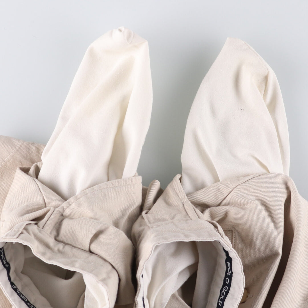 Ralph Lauren POLO GOLF Polo Golf Chino Shorts Short Pants Men's W34 cotton pale white type Vintage Second Hand