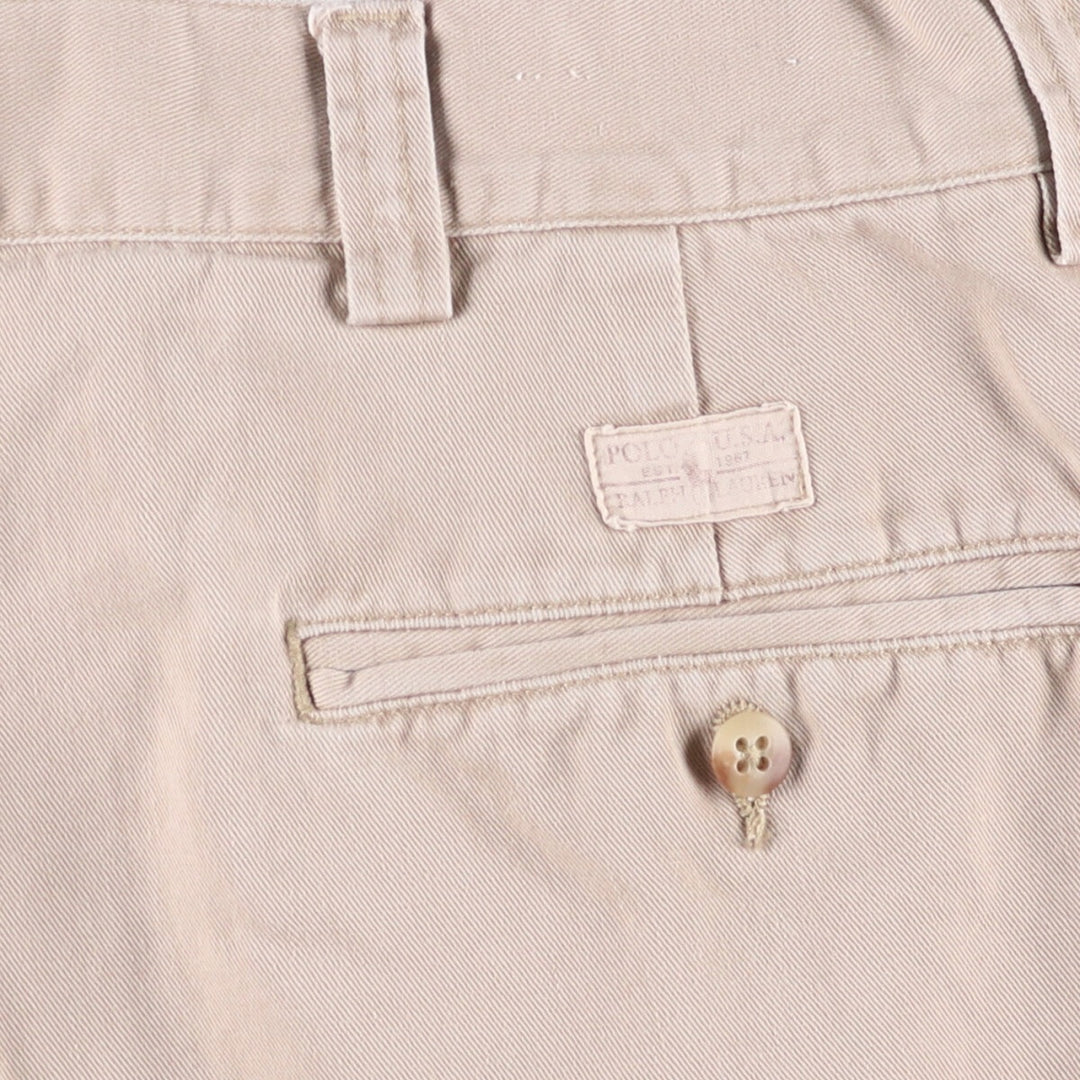 Ralph Lauren POLO by Ralph Lauren Chino Shorts Shorts Men's W37 cotton Beige type Vintage Second Hand