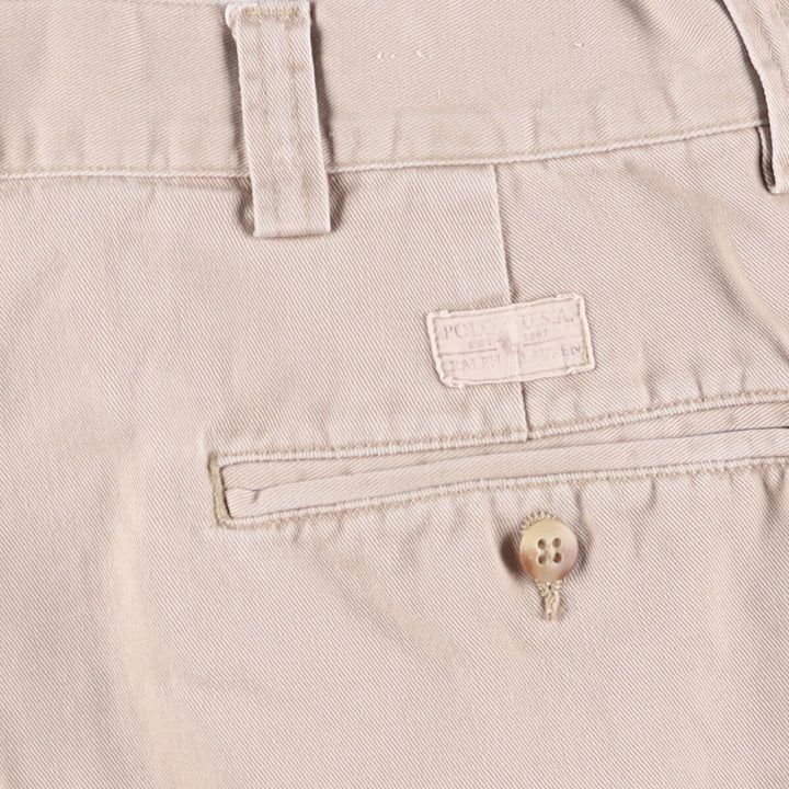 Ralph Lauren POLO by Ralph Lauren Chino Shorts Shorts Men's W37 cotton Beige type Vintage Second Hand