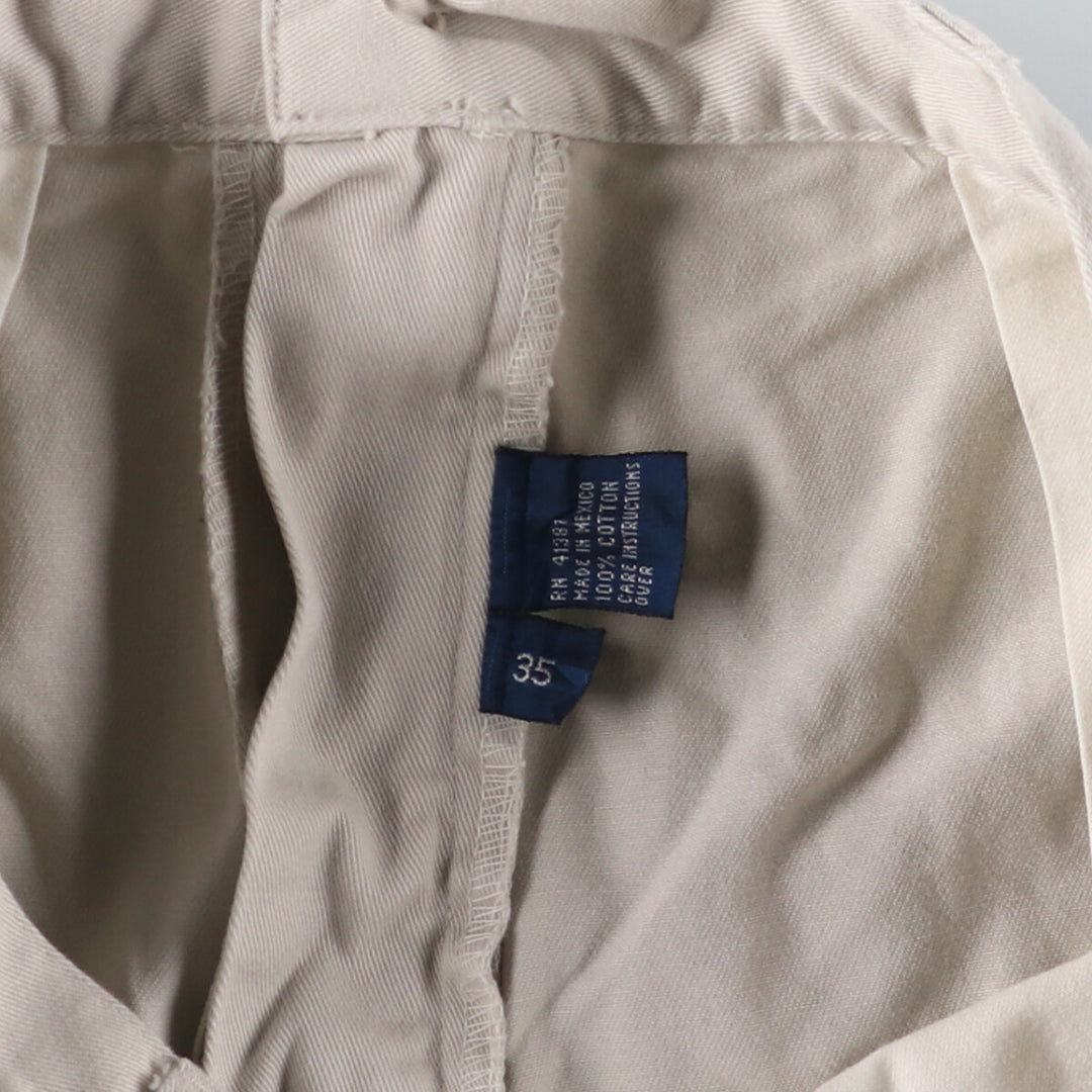 Ralph Lauren POLO by Ralph Lauren ANDREWSHORT Chino shorts, short pants, men's w33 equivalent cotton pale white type Vintage Second Hand