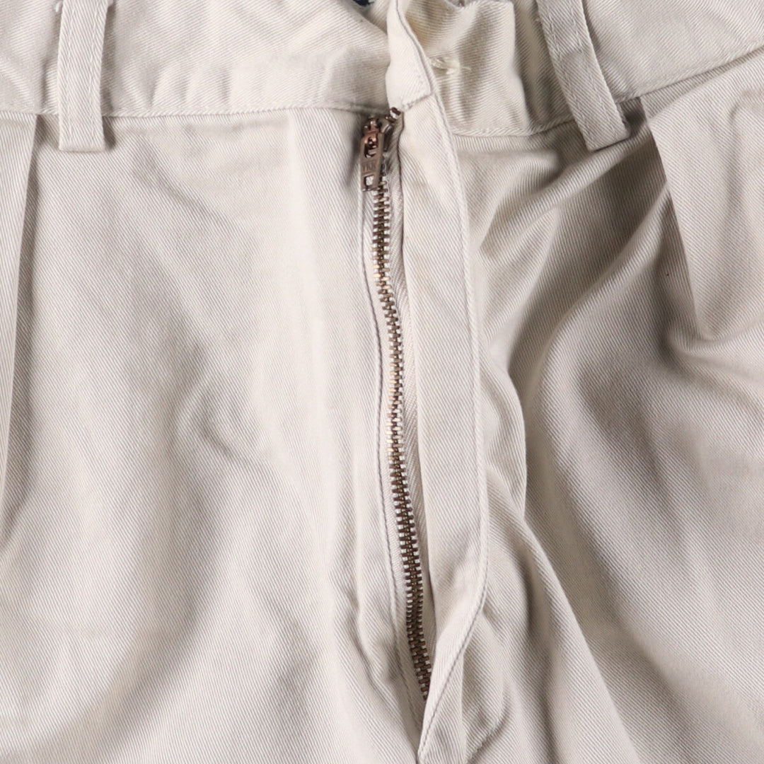 Ralph Lauren POLO by Ralph Lauren ANDREWSHORT Chino shorts, short pants, men's w33 equivalent cotton pale white type Vintage Second Hand