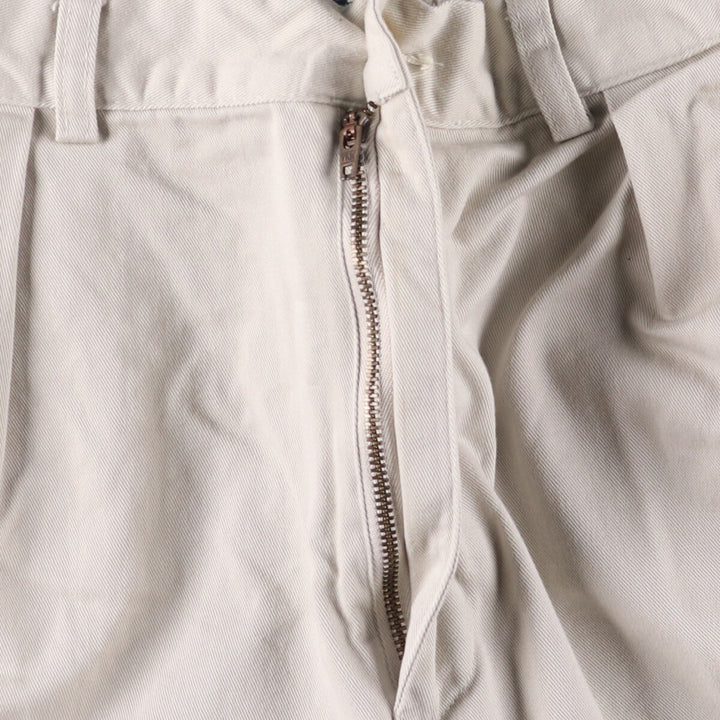 Ralph Lauren POLO by Ralph Lauren ANDREWSHORT Chino shorts, short pants, men's w33 equivalent cotton pale white type Vintage Second Hand