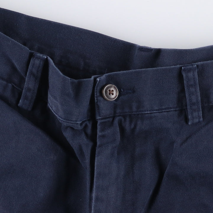 Ralph Lauren POLO RALPH LAUREN Chino Shorts Shorts Men's W35 equivalent cotton navy blue type Vintage Second Hand