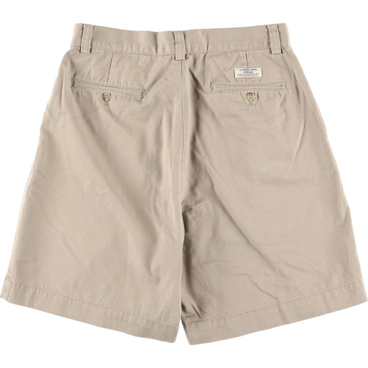 Ralph Lauren POLO by Ralph Lauren PHILIP SHORT Chino Shorts, Men's Size W31 cotton Beige type Vintage Second Hand