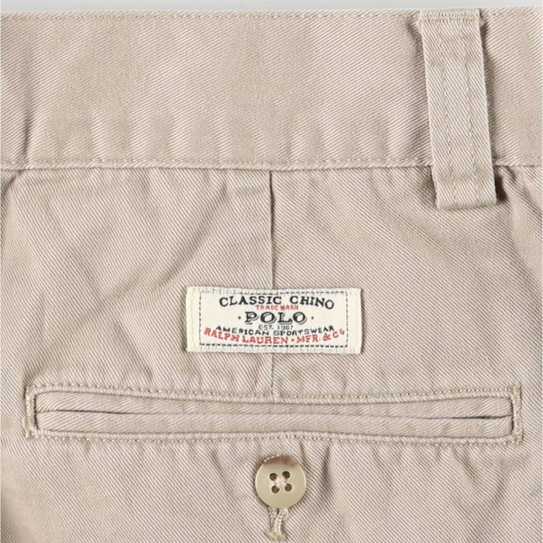 Ralph Lauren POLO by Ralph Lauren PHILIP SHORT Chino Shorts, Men's Size W31 cotton Beige type Vintage Second Hand