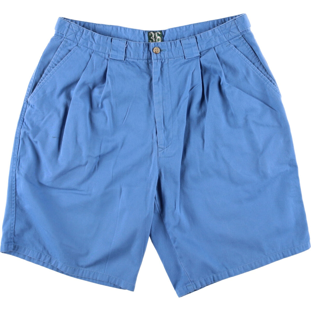 Lacoste Chino Shorts, Short Pants, Men's, W35 equivalent cotton Blue type light blue Vintage Second Hand