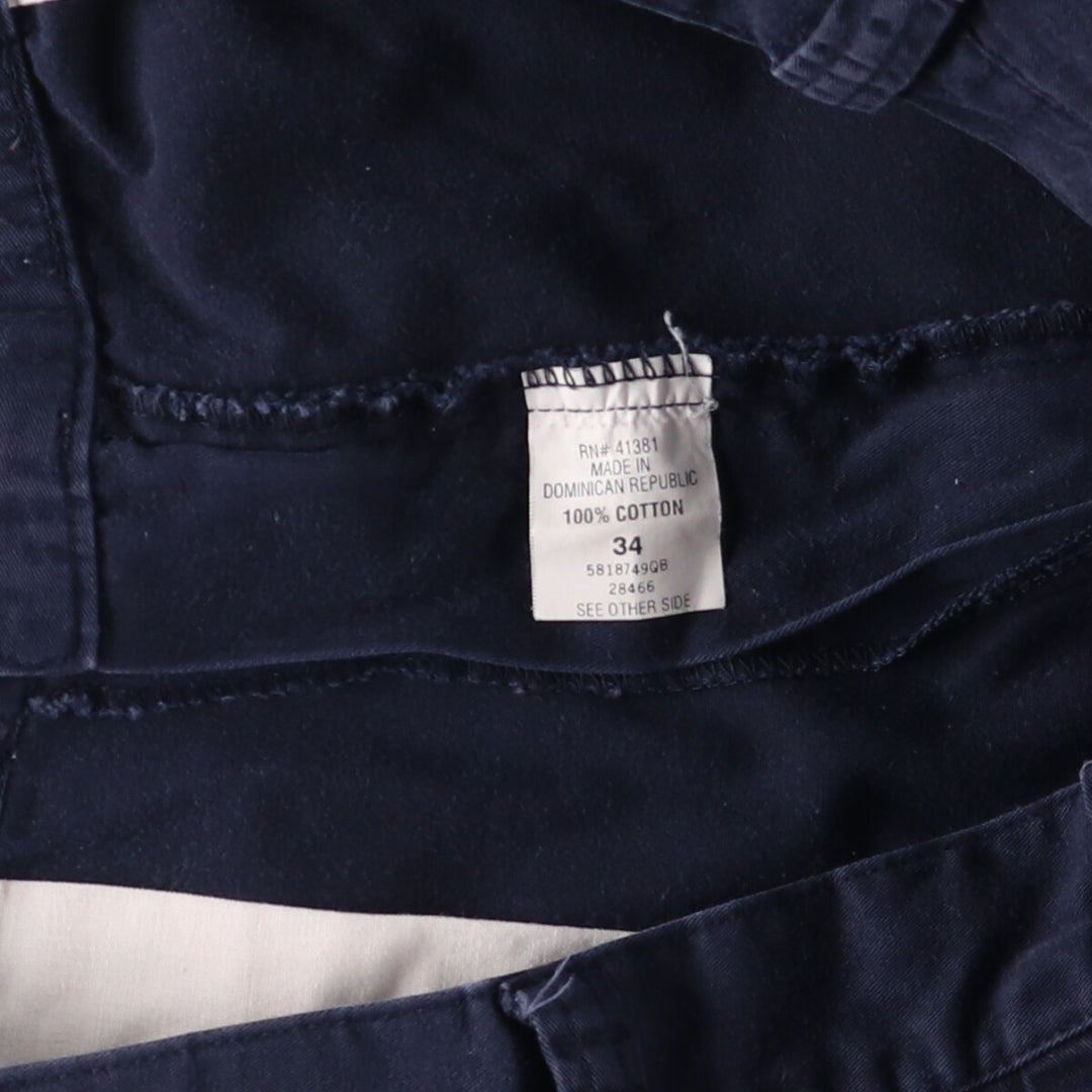 Ralph Lauren POLO by Ralph Lauren Chino Shorts Shorts Men's W34 equivalent cotton navy blue type Vintage Second Hand