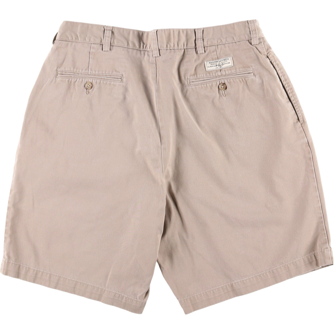 Ralph Lauren POLO by Ralph Lauren TYLER SHORT Chino shorts Short pants Men's W35 equivalent cotton Beige type Vintage Second Hand