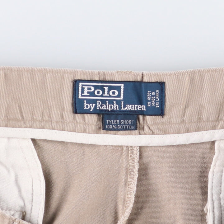 Ralph Lauren POLO by Ralph Lauren TYLER SHORT Chino shorts Short pants Men's W35 equivalent cotton Beige type Vintage Second Hand