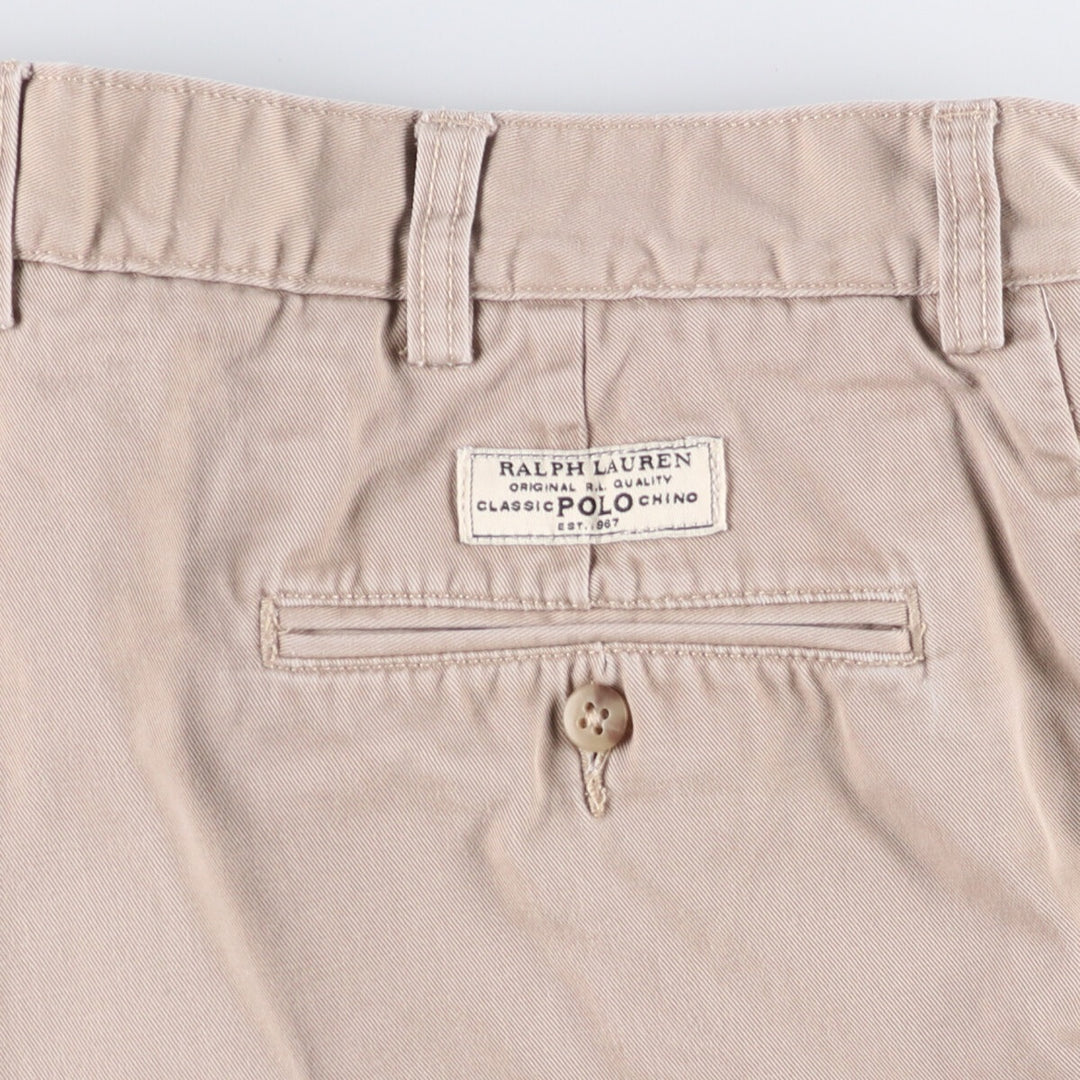 Ralph Lauren POLO by Ralph Lauren TYLER SHORT Chino shorts Short pants Men's W35 equivalent cotton Beige type Vintage Second Hand