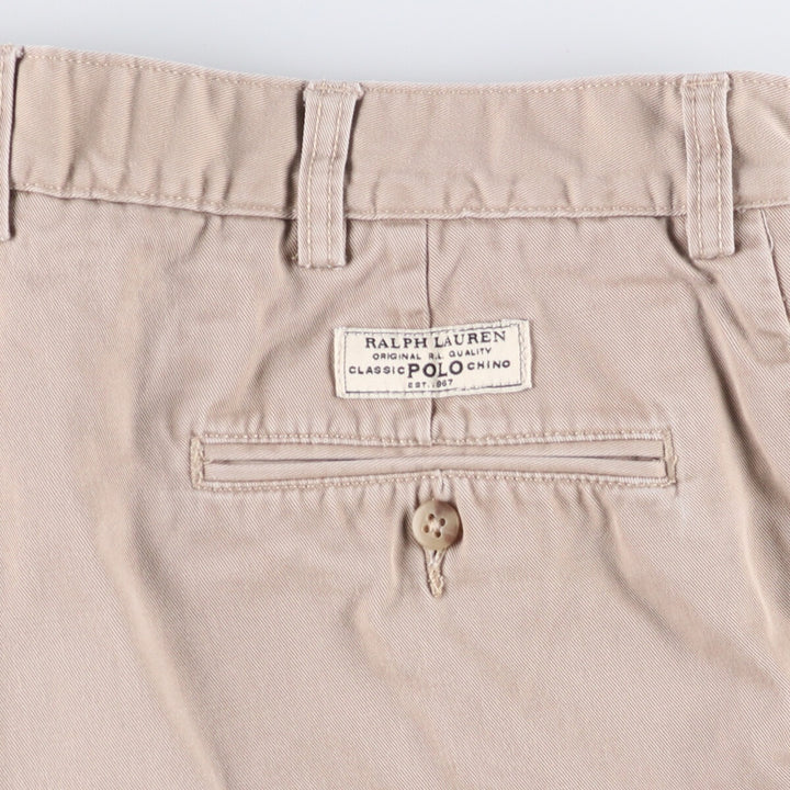 Ralph Lauren POLO by Ralph Lauren TYLER SHORT Chino shorts Short pants Men's W35 equivalent cotton Beige type Vintage Second Hand
