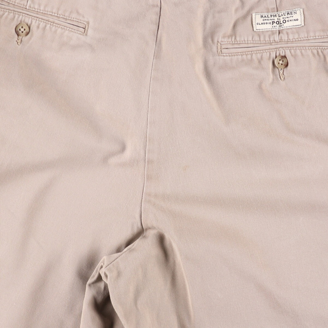 Ralph Lauren POLO by Ralph Lauren TYLER SHORT Chino shorts Short pants Men's W35 equivalent cotton Beige type Vintage Second Hand