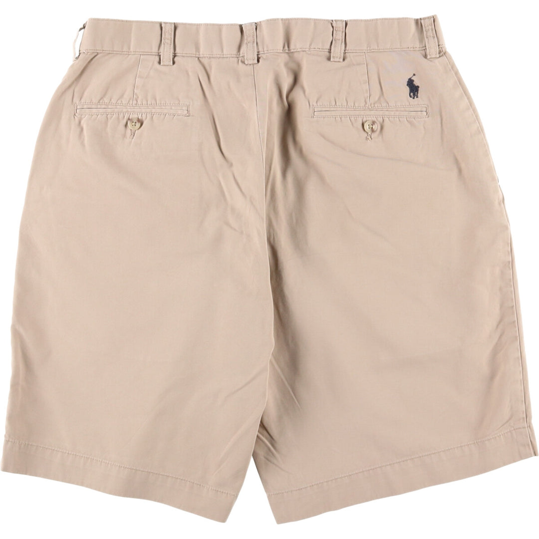 Ralph Lauren POLO by Ralph Lauren Chino Shorts Shorts Men's W34 equivalent cotton Beige type Vintage Second Hand