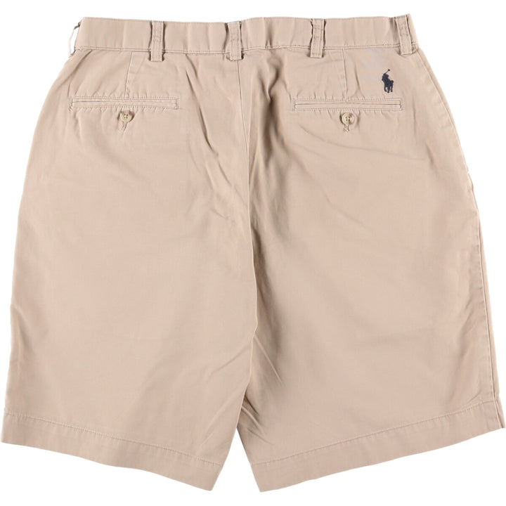 Ralph Lauren POLO by Ralph Lauren Chino Shorts Shorts Men's W34 equivalent cotton Beige type Vintage Second Hand